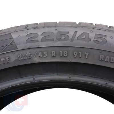 5. 2 x CONTINENTAL 225/45 R18 91Y ContiSportContact 5 RSC BMW Lato 2020 Jak Nowe