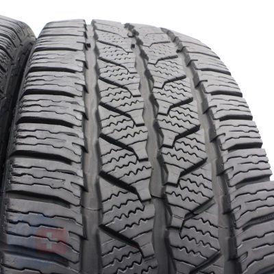 4. Opony 225/65 R16C 2x CONTINENTAL 106/104T VanContact Winter 2020 Jak Nowe 8,8-9mm