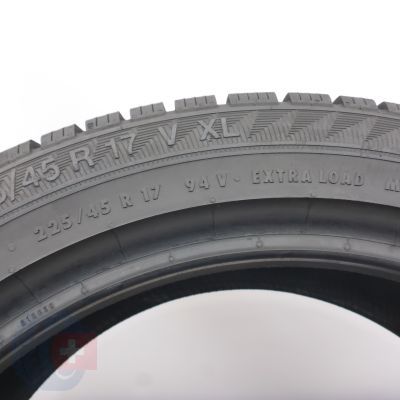 5. Opony 225/45 R17 2x GISLAVED 94V XL EuroFrost6 Zimowe 2022, 2023 Jak Nowe 7-7,2mm