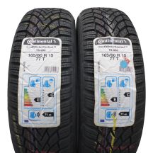 2 x CONTINENTAL 165/60 R15 77T ContiWinterContact TS850 Zima 2016 Jak Nowe