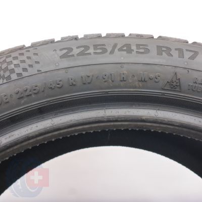5. Opony 225/45 R17 2x CONTINENTAL 91H WinterContact TS860S RunFlat BMW Zimowe 2022 Jak Nowe Nieużywane