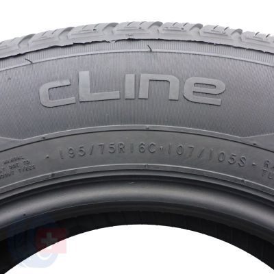 6. Opony 195/75 R16C 4x NOKIAN 107/105S Cline Letnie 2016 Nieużywane