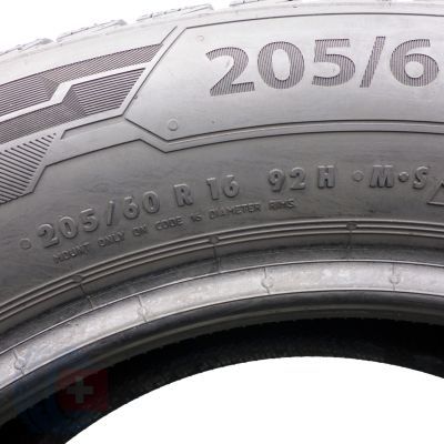 5. Opony 205/60 R16 2x BARUM 92H Polaris 5 Zimowe 2023 8,5mm