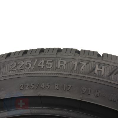 6. 4 x GISLAVED 225/45 R17 91H Euro Frost 6 Zima 2021 7,1-8mm Jak Nowe