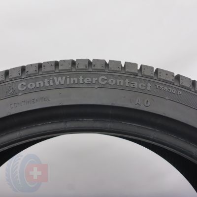 6. Opony 225/40 R18 2x CONTINENTAL 92V XL ContiWinterContact TS 830 P Zimowe 2019 8,3-8,5mm