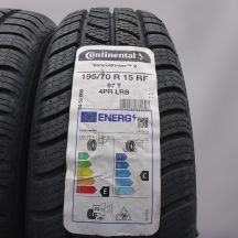2. Opony 195/70 R15 2x CONTINENTAL 97T VancoWinter2 Zimowe 2022 Nieużywane