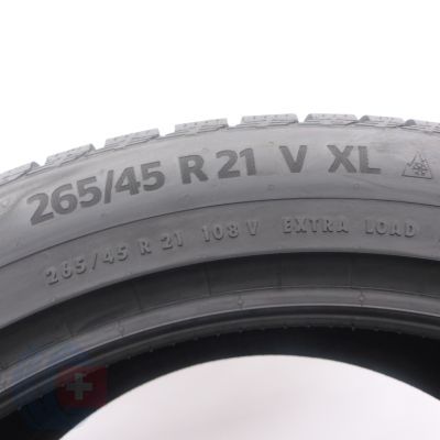 3. Opona 265/45 R21 1x CONTINENTAL 108V XL WinterContact TS 860 S Zimowa 2023 Jak Nowa