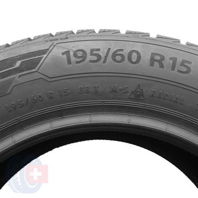 5. 2 x BARUM 195/60 R15 88T Polaris 5 Zima 2021 6,5mm