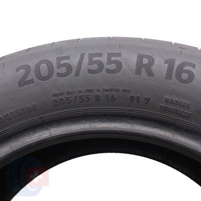 4. Opony 205/55 R16  2x CONTINENTAL 91V PremiumContact 6 letnie 6,5mm 2019