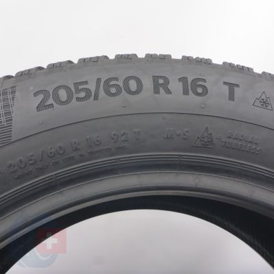6. Opony 205/60 R16 2x CONTINENTAL 92T WinterContact TS 860 Zimowe 2018 