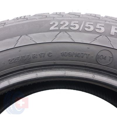 5. 4 x CONTINENTAL 225/55 R17C 109/107T VancoWinter 2 Zima 2020, 2022 7,2mm