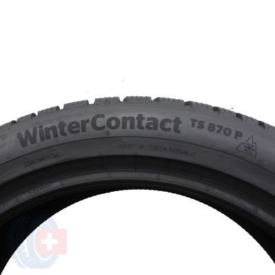 7. 4 x CONTINENTAL 225/45 R18 98V XL WinterContact TS 870P Zima 2021, 2022 Jak Nowe 7,5-8mm