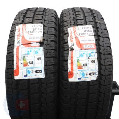 3. Opony 225/70 R15C 4x TIGAR 112/110R CargoSpeed Letnie 2019 Jak Nowe