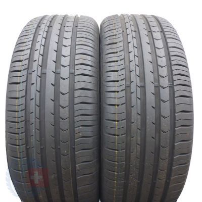 4. 4 x CONTINENTAL 215/55 R17 94W ContiPremiumContact 5 Seal Lato 2023 Jak Nowe