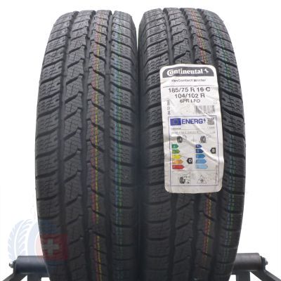 5. 4 x CONTINENTAL 185/75 R16C 104/102R VanContact Winter Zima 2022 Jak Nowe NIEUŻYWANE