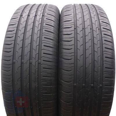 3. 4 x CONTINENTAL 215/65 R17 99V EcoContact 6 Lato 2022 6mm Jak Nowe