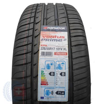 Opona 225/55 R17 1x HANKOOK 101V XL VentusPrime2 K115 Letnia 2018 Jak Nowa Nieużywana