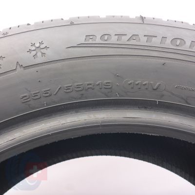 6. Opony 255/55 R19 4x DUNLOP 111V XL WinterSport 5 SUV Zimowe 2024 7-7,8mm