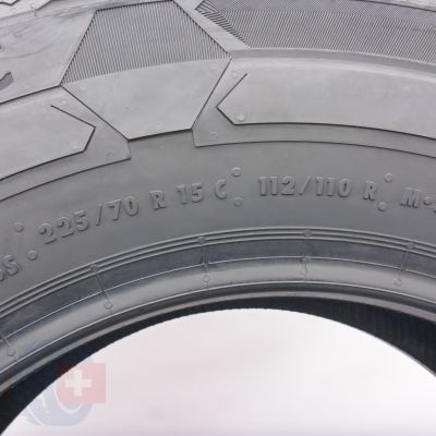 3. Opona 225/70 R15C 1x CONTINENTAL 112/110R VanContact Winter Zimowa 2021 Nieużywana Jak nowa