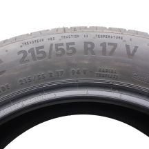 5. Opony 215/55 R17 4x CONTINENTAL 94V EcoContact6 Letnie 2024 Jak Nowe Nieużywane
