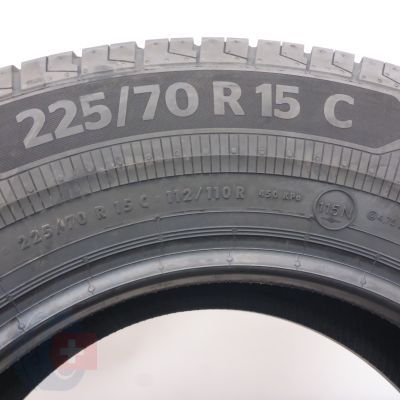 6. Opony 225/70 R15C 2x CONTINENTAL 112/110R VanContact Eco Letnie 2023 