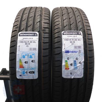 4. Opony 195/55 R20 4x SEMPERIT 95H XL Speed-Life 3 Letnie 2021, 2022 Jak Nowe Nieużywane