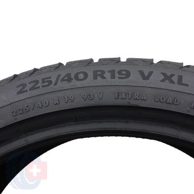 5. 2 x CONTINENTAL 225/40 R19 93V XL WinterContact TS860S Zima 2019 5,5-6,5mm