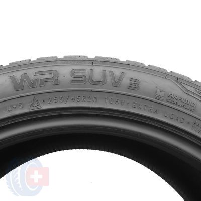 5. 4 x NOKIAN 255/45 R20 105V XL WR SUV 3 Zima 2018 6,8-7mm