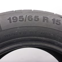 6. Opony 195/65 R15 2x CONTINENTAL 91V ContiPremiumContact 5 Letnie 2016/17 
