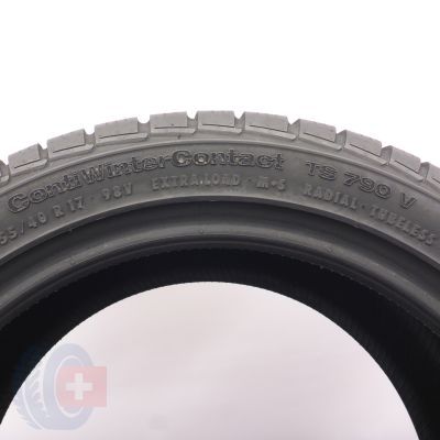 5. Opony 255/40 R17 2x CONTINENTAL 98V XL ContiWinterContact TS 790 V Zimowe 2016  8,5mm 