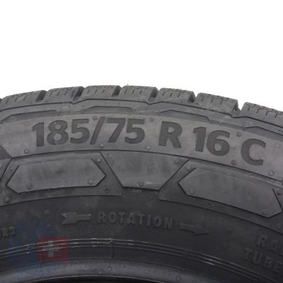 5. 2 x CONTINENTAL 185/75 R16C 104/102R VanContact Winter Zima 2022 Jak Nowe Nieużywane