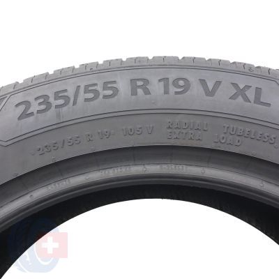 6. Opony 235/55 R19 2x BARUM 105V XL Bravuris 5 Letnie 2023 8,2 i 8,8mm Jak Nowe