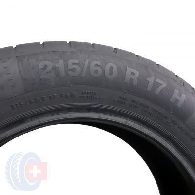 6. 4 x CONTINENTAL 215/60 R17 96H ContiEcoContact 5 Lato DOT20 6,5-6,8mm