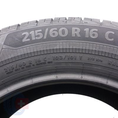 5. 2 x CONTINENTAL 215/60 R16C 103/101T VanContact Eco Lato 2021 Jak Nowe Nieużywane