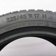 5. Opony 225/45 R17 2x CONTINENTAL 91H WinterContact TS870 Zimowe 2022, 2023 Jak Nowe 8,2-8,8mm