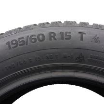 6. Opony 195/60 R15 2x CONTINENTAL 88T WinterContact TS 860 Zimowe 2018 Nieużywane 
