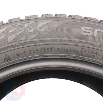 6. 2 x NOKAIN 235/55 R18 104H XL Snowproof 2 SUV Zima 2023 6,9-7,2mm