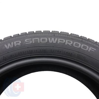 5. 4 x NOKIAN 225/50 R18 99H XL WR Snowproof Zima 2022 5,2-6,5mm