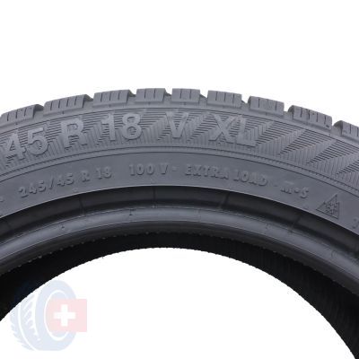 6. 4 x GISLAVED 245/45 R18 100V XL EuroFrost 6 Zima 2022 7-8mm Jak Nowe