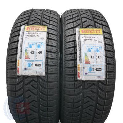 Opony 195/55 R17 2x PIRELLI 92H XL Winter Snowcontrol 210 serie3 Zimowe  2020 Jak Nowe