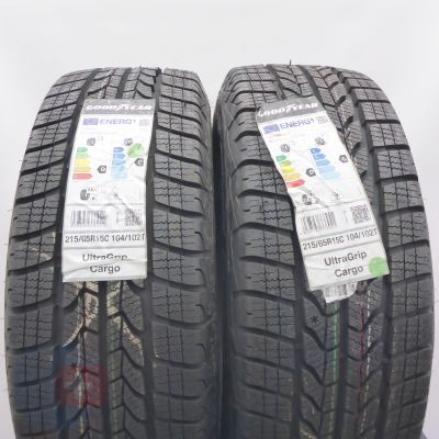 Opony 215/65 R15C 2x GOODYEAR 104/102T UltraGrip Cargo Zimowe 2021