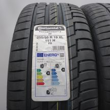 2. Opony 255/55 R19 4x CONTINENTAL 111H XL PremiumContact6 AO Letnie 2022 Nieużywane 
