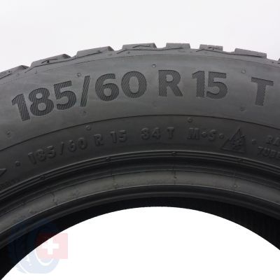 6. Opony 185/60 R15 2x CONTINENTAL 84T WinterContact TS870 Zimowe 2022 7,6-8,5mm