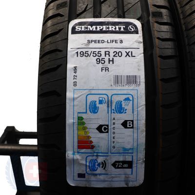 2. Opony 195/55 R20 4x SEMPERIT 95H XL Speed-Life 3 Letnie 2021, 2022 Jak Nowe Nieużywane