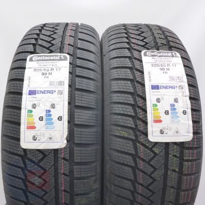 Opony 225/60 R17 2x CONTINENTAL 99H XL  WinterContact TS 850 P Zimowe 2021/22