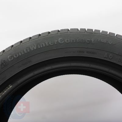 7. Opony 225/50 R18 2x CONTINENTAL 99H XL AO ContiWinterContact TS830P Zimowe 2022 Jak Nowe 8,2mm