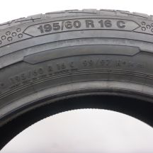 6. Opony 195/60 R16C 4x CONTINENTAL 99/97H ContiVanContact 100 Letnie 2022/23 Jak Nowe