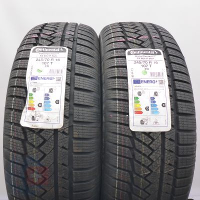 3. Opony 245/70 R16 4x CONTINENTAL 107T WinterContact TS 850 P Zimowe 2021 Nieużywane 