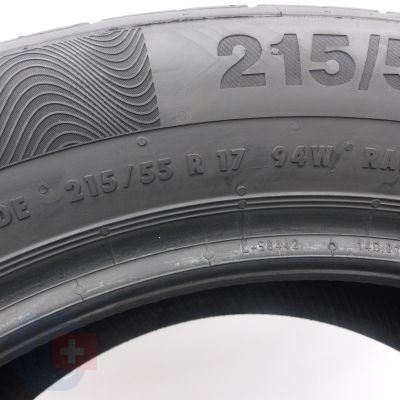 5. Opony 215/55 R17 4x CONTINENTAL 94W ContiPremiumContact 5 SEAL Letnie 2023 6,5-7mm