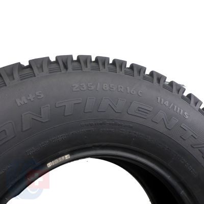 7. 4 x CONTINENTAL 235/85 R16 C 114/111S Cross  Contact  Wielosezon 2014  12mm 